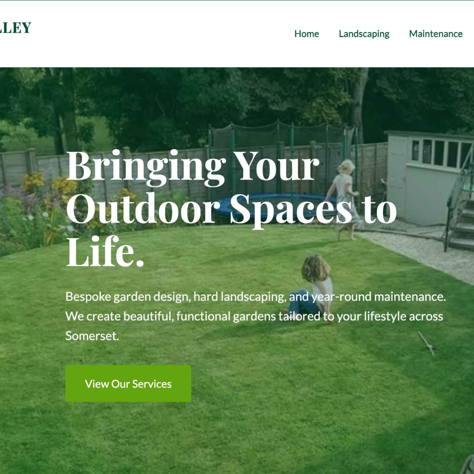 Landscaping Website